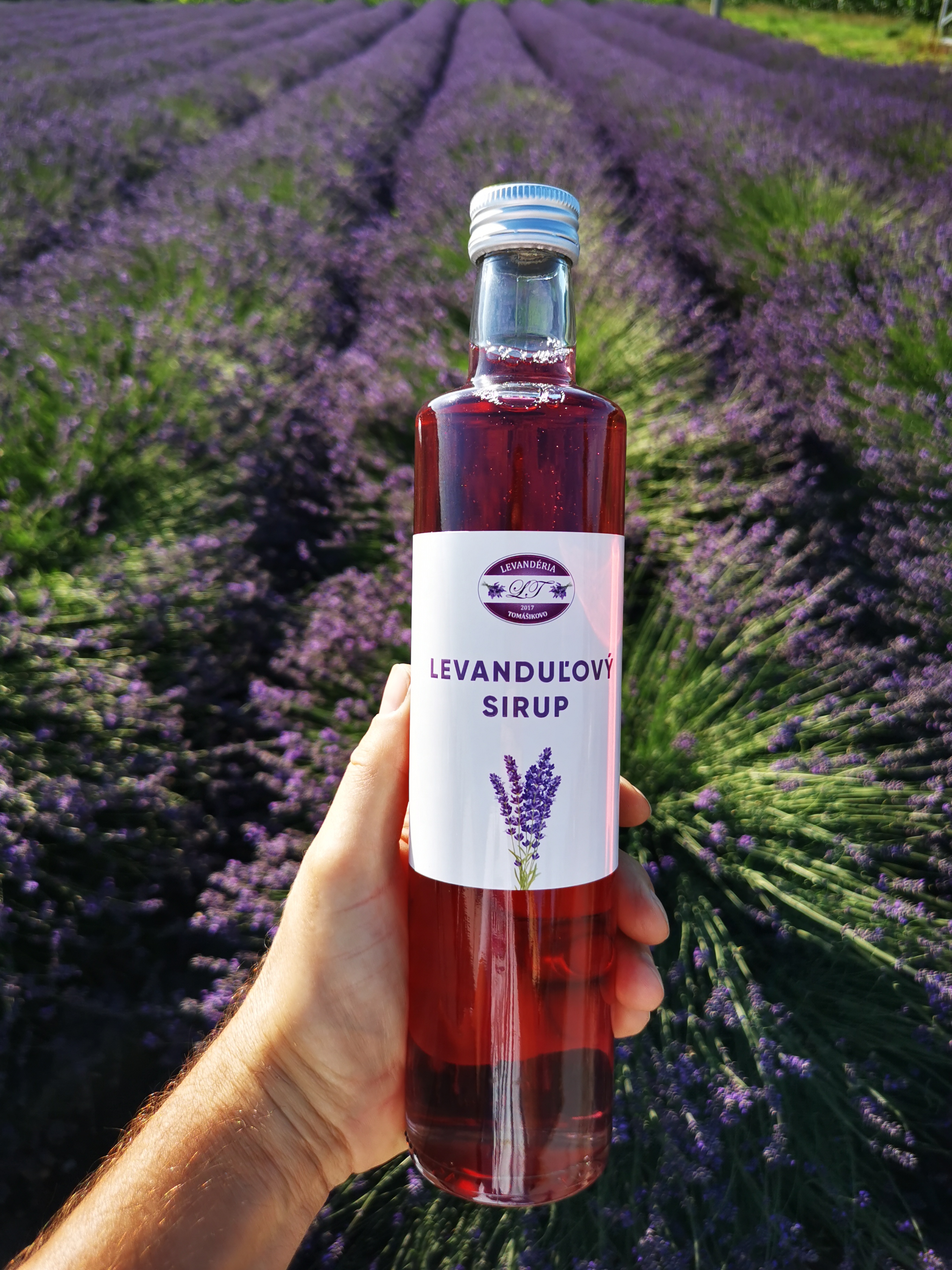 Levanduľový sirup - Levandéria Tomášikovo